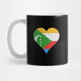 Comoran Jigsaw Puzzle Heart Design - Gift for Comoran With Comoros Roots Mug